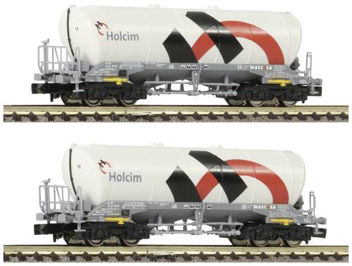 Fleischmann 848901 N 2er Set Silowagen der Holcim/Wascosa von Fleischmann