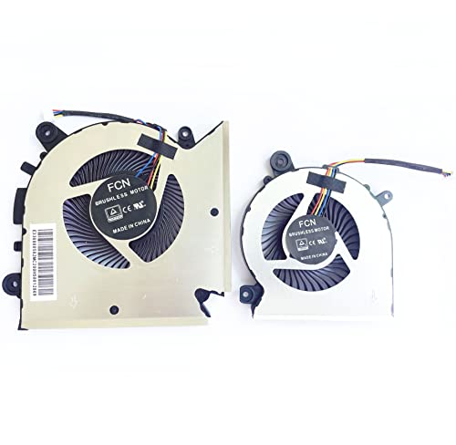 Fleshy Leaf CPU- und GPU-Lüfter für MSI GF63 GF65 Thin MS-16R1 MS-16R2 MS-16R3 MS-16R5 WF65 PABD08008SH N413 PAAD06015SL N433 von Fleshy Leaf