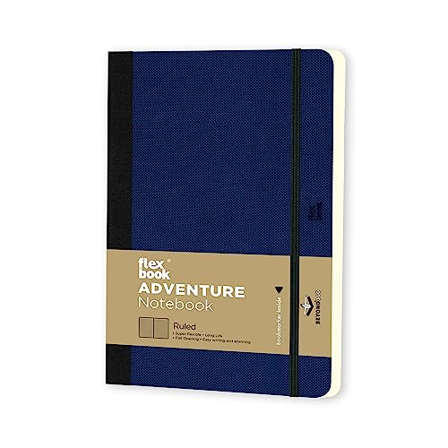 Flexbook 70 Special Series Adventure Flex Notebook, 13X21 Royal Blue Lineatur 192 Seiten 85Gr von Flexbook