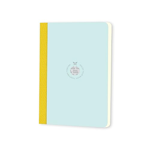 Flexbook smartbooks Notizbuch 160 Seiten liniert 13 x 21 cm Couverture Vert Clair/Dos Jaune von Flexbook