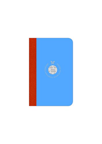 Flexbook smartbooks Notizbuch 160 Seiten liniert 9 x 14 cm Couverture Bleue/Dos Orange von Flexbook