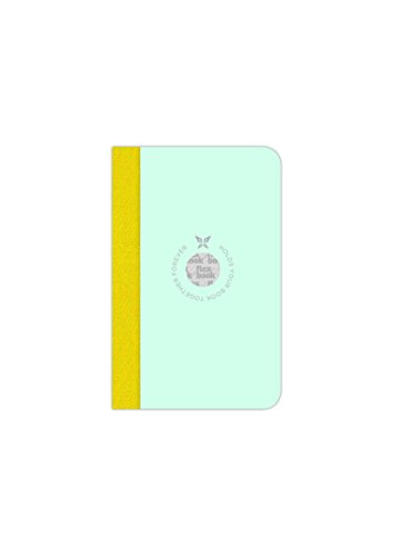 Flexbook smartbooks Notizbuch 160 Seiten liniert 9 x 14 cm Couverture Vert Clair/Dos Jaune von Flexbook