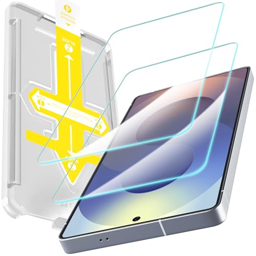 FlexiSchutz® Schutzglas für Samsung Galaxy S25 Ultra Schutzfolie, Screen Protector, Glas Displayschutzfolie mit Praktischer Installationshilfe, Displayschutz, Glas Folie mit Schablone [2 Stück] von FlexiSchutz