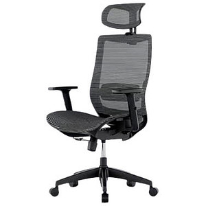 FlexiSpot Bürostuhl BS4 Stoff grau, Gestell grau von FlexiSpot