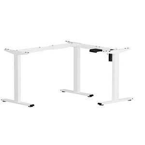 FlexiSpot E2L elektrisch höhenverstellbares Schreibtischgestell weiß ohne Tischplatte, L-Form-Gestell weiß 60,0 - 80,0 cm FlexiSpot E2L elektrisch höhenverstellbares Schreibtischgestell weiß ohne Tischplatte, L-Form-Gestell weiß 60,0 - 80,0 cm von FlexiSpot