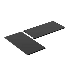 FlexiSpot Tischplatte L-Form schwarz rechteckig 160,0 cm 100,0 cm von FlexiSpot