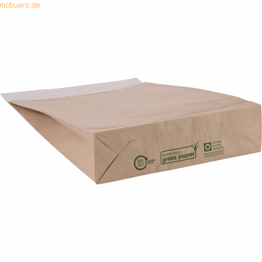 Flexipak Faltenbeutel 2FVMF001501 Graspapier 190x50x300+50mm 300 Stück Flexipak Faltenbeutel 2FVMF001501 Graspapier 190x50x300+50mm 300 Stück von Flexipak