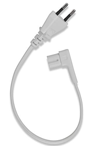 Flexson 35cm Netzkabel für Sonos One, One SL und Play:1 - Weiß (EU) von Flexson