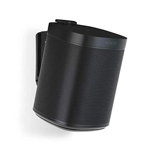 Flexson Wandhalterung Geeignet für Sonos One, One SL und Play:1 - Schwarz (Single) von Flexson