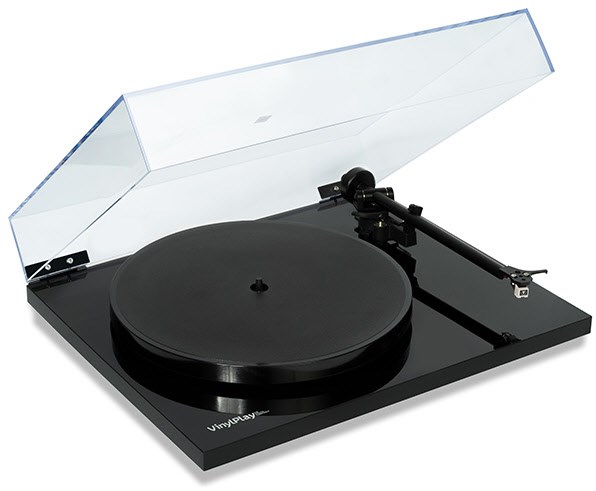 VinylPlay Plattenspieler mit USB-Anschluss schwarz von Flexson