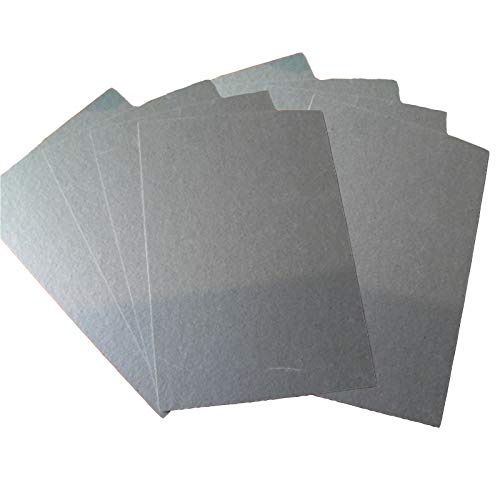 10PCS Mikrowellenherd-Platten-Abdeckung Glimmerplatten Blätter Zuschneidbar Glimmerscheibe Hohlleiterabdeckung Hitzebeständige Glimmerblatt Kammer Glimmerpapiere Reparatur Zubehör Für Küche Mikrowelle von Fleymu