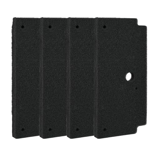 Fleymu 4 Stück 12022801 Trockner Filter für Bosch Siemens Wärmepumpentrockner, 292 x 142 x 19mm Filtermatte Wäschetrockner Sockelfilter, Schaumstofffilter Schwamm Filter Ersatz von Fleymu
