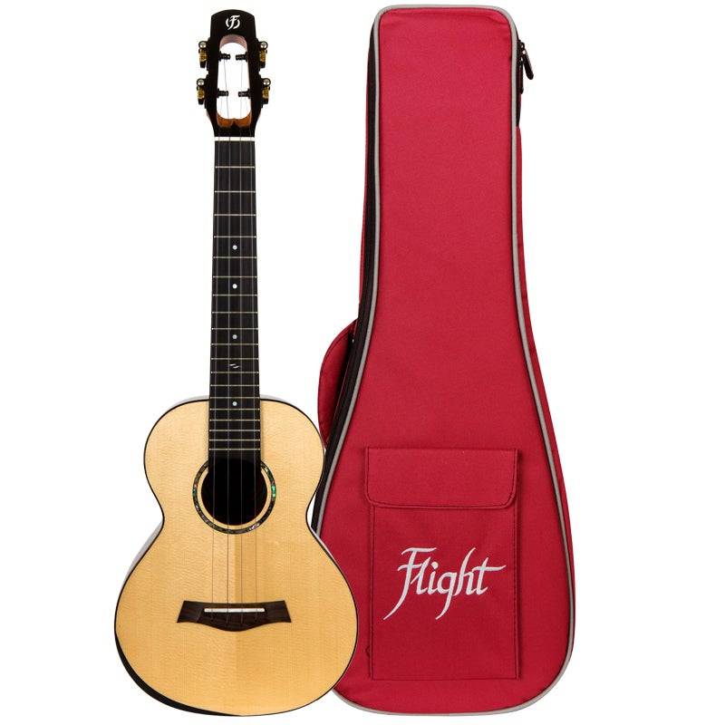 (B-Ware) Flight Royal Series Voyager EQ-A Tenor Electro-Acoustic Tenor Ukulele with Gig Bag von Flight