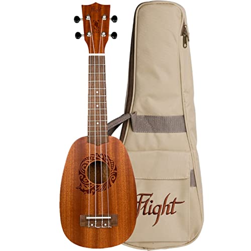 Flight, NUP310 Ukulele mit 4 Saiten, Ananas, Sopran von Flight