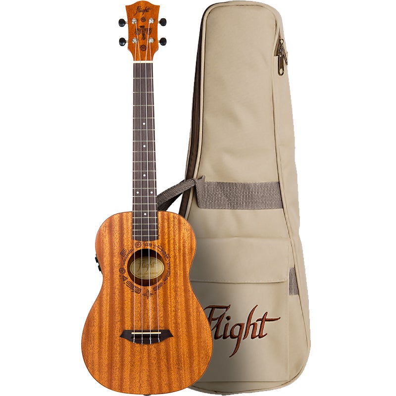 Flight Designer Series DUB38 MAH Soundwave Electro-Acoustic Baritone Ukulele with Gig Bag Flight Designer Series DUB38 MAH Soundwave Electro-Acoustic Baritone Ukulele with Gig Bag von Flight