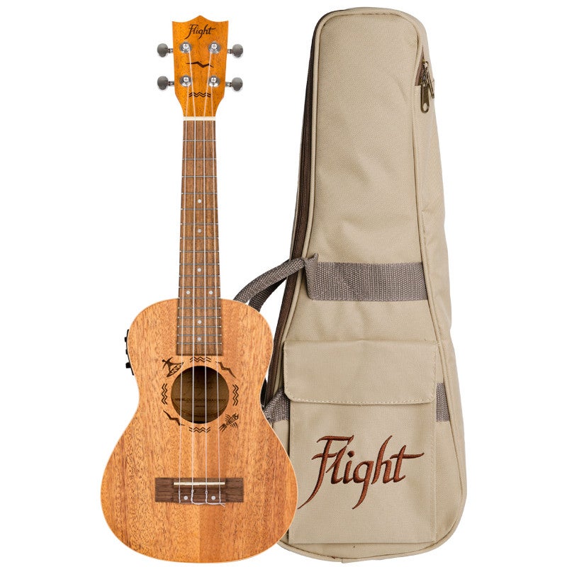 Flight Designer Series DUC323E Electro-Acoustic Concert Ukulele with Gig Bag Flight Designer Series DUC323E Electro-Acoustic Concert Ukulele with Gig Bag von Flight