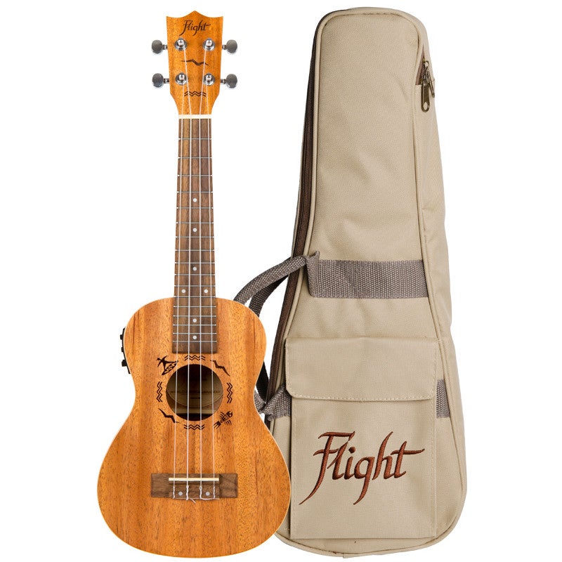 Flight Designer Series DUC523 Electro-Acoustic Concert Ukulele with Gig Bag Flight Designer Series DUC523 Electro-Acoustic Concert Ukulele with Gig Bag von Flight