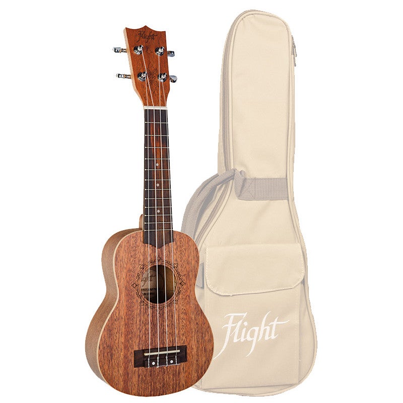 Flight Designer Series DUS321 Mahogany Soprano Ukulele with Gig Bag Flight Designer Series DUS321 Mahogany Soprano Ukulele with Gig Bag von Flight