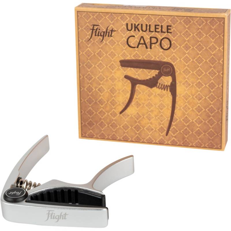 Flight FC-SV Ukulele Capo Silver Ukulele Capo (Silver) von Flight