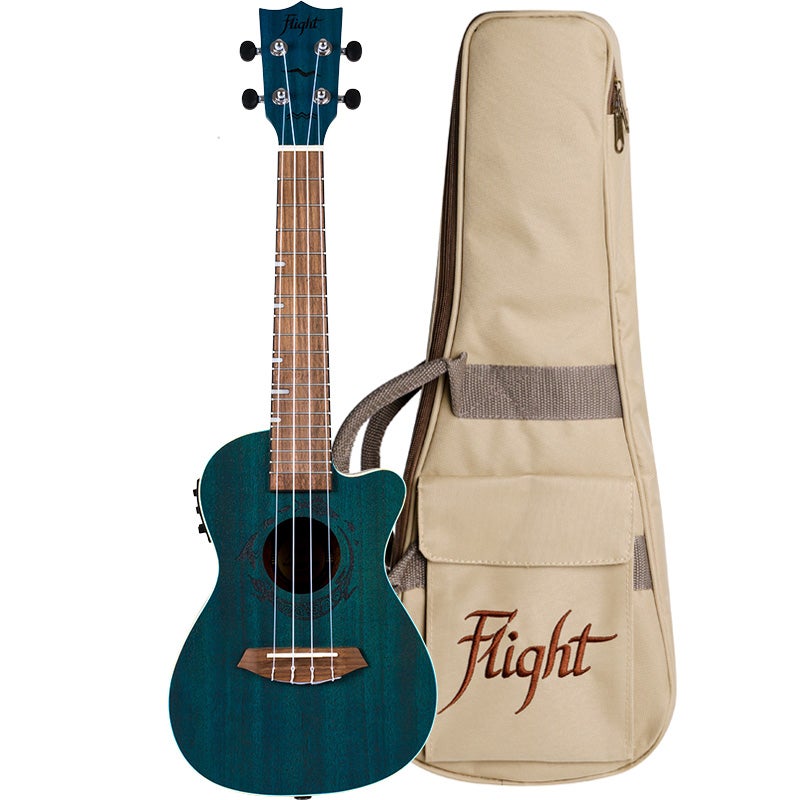 Flight Gemstone Series DUC380 CEQ Topaz Electro-Acoustic Concert Ukulele with Gig Bag Flight Gemstone Series DUC380 CEQ Topaz Electro-Acoustic Concert Ukulele with Gig Bag von Flight