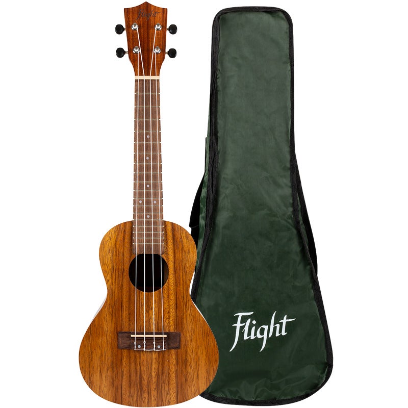 Flight Natural Series NUC200 Teak Concert Ukulele with Gig Bag Flight Natural Series NUC200 Teak Concert Ukulele with Gig Bag von Flight