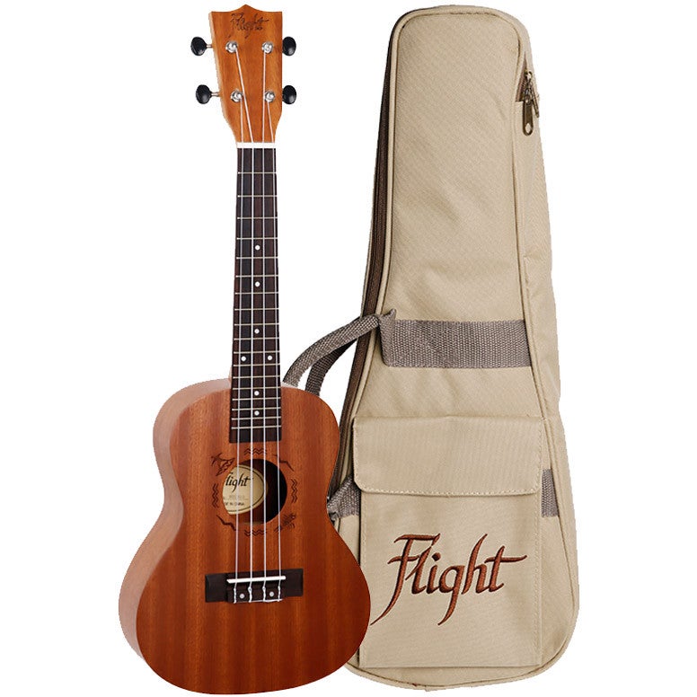 Flight Natural Series NUC310 Concert Ukulele with Gig Bag von Flight