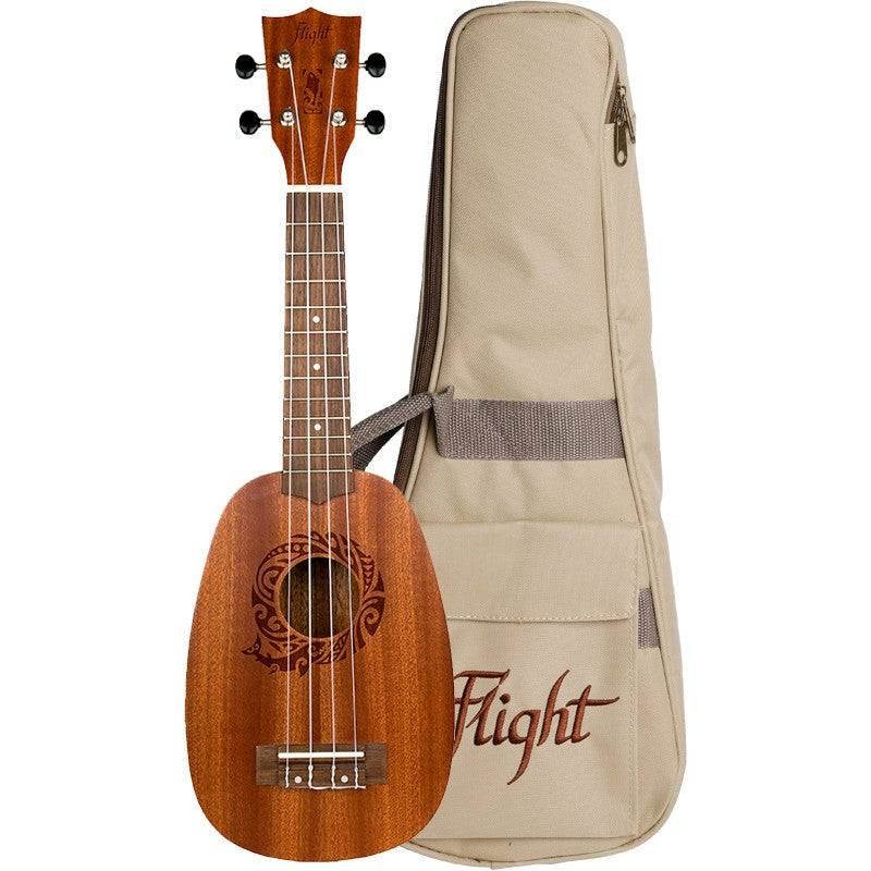 Flight Natural Series NUP310 Pineapple Soprano Ukulele with Gig Bag von Flight