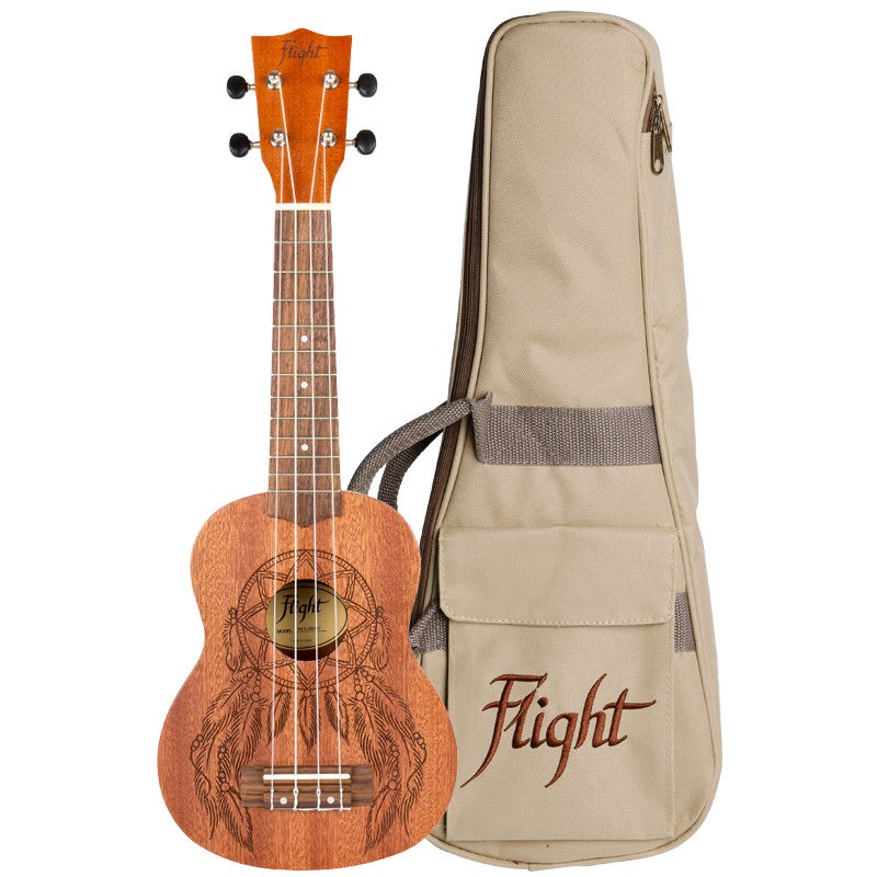 Flight Natural Series NUS350 Dreamcatcher Soprano Ukulele with Gig Bag Flight Natural Series NUS350 Dreamcatcher Soprano Ukulele with Gig Bag von Flight