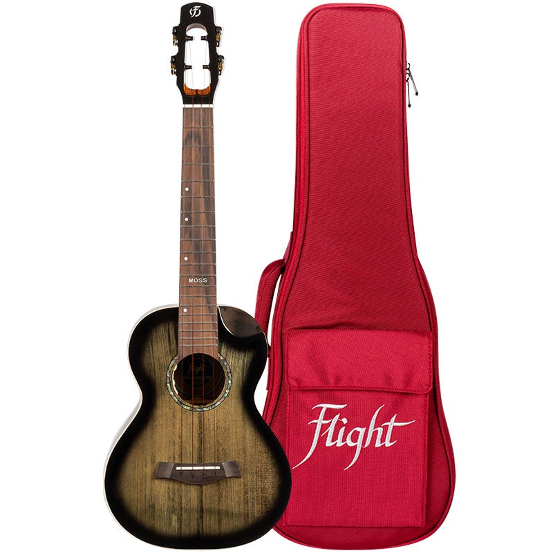 Flight Peter Moss Signature Moonburst Stain Electro-Acoustic Tenor Ukulele with Deluxe Gig Bag Flight Peter Moss Signature Moonburst Stain Electro-Acoustic Tenor Ukulele with Deluxe Gig Bag von Flight