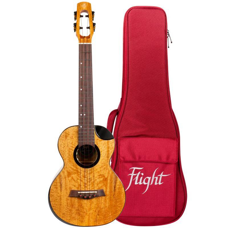 Flight Royal Series Fireball EQ-A Tenor Electro-Acoustic Tenor Ukulele with Gig Bag von Flight