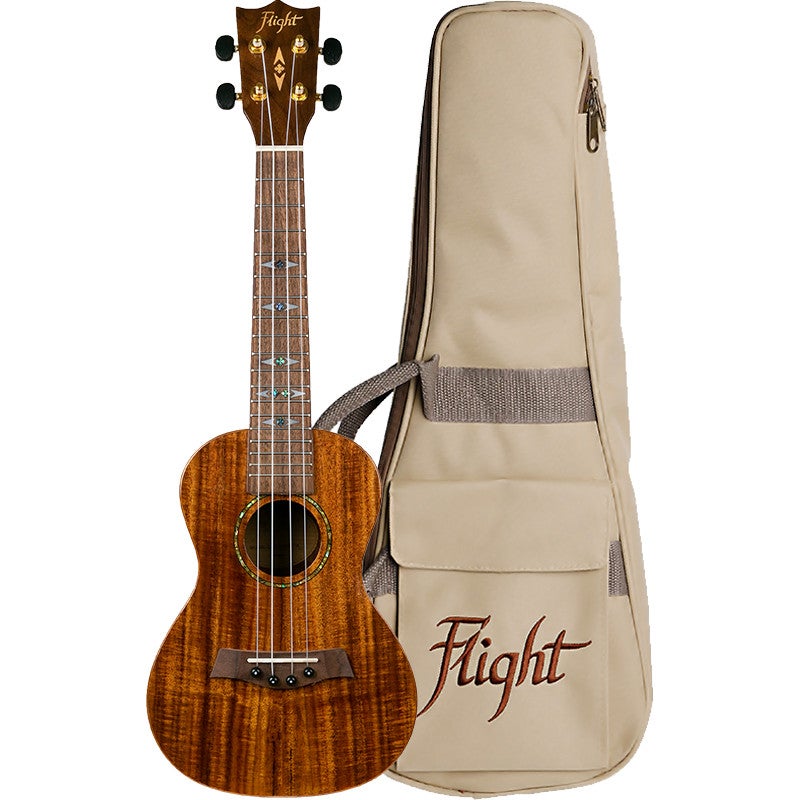 Flight Supernatural Series DUC445 Glossy Acacia Concert Ukulele with Gig Bag Flight Supernatural Series DUC445 Glossy Acacia Concert Ukulele with Gig Bag von Flight
