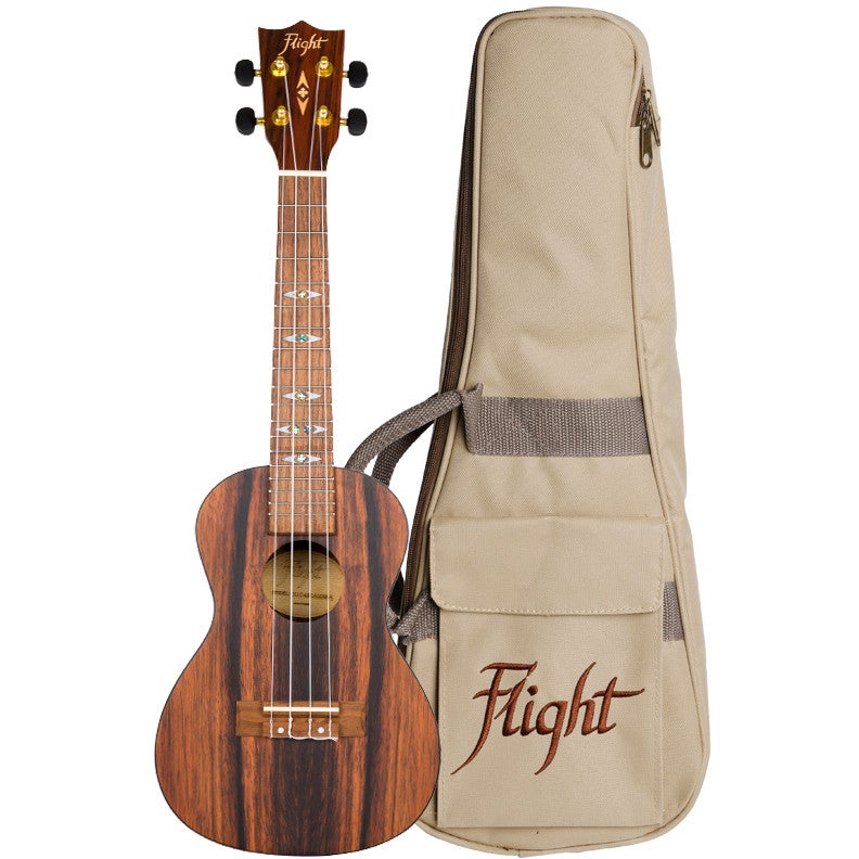 Flight Supernatural Series DUC460 Amara Concert Ukulele with Gig Bag von Flight