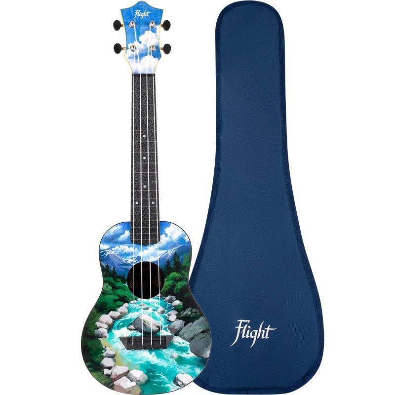 Flight Travel Series TUC Slovenia Concert Ukulele with Gig Bag von Flight