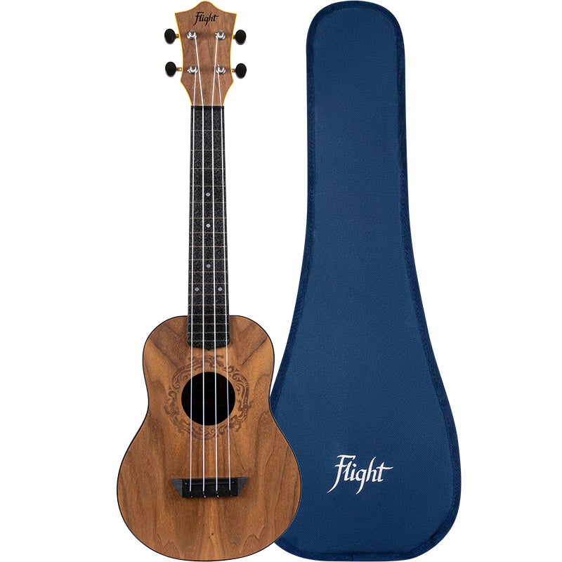 Flight Travel Series TUC Walnut Salamander Concert Ukulele with Gig Bag Flight Travel Series TUC Walnut Salamander Concert Ukulele with Gig Bag von Flight