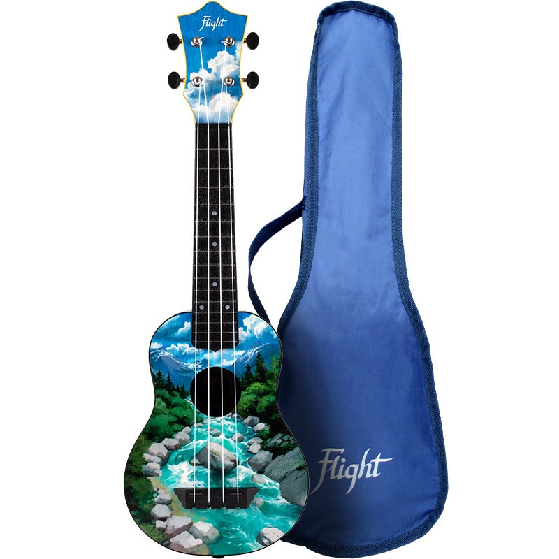 Flight Travel Series TUS30 Slovenia Soprano Ukulele with Gig Bag Flight Travel Series TUS30 Slovenia Soprano Ukulele with Gig Bag von Flight