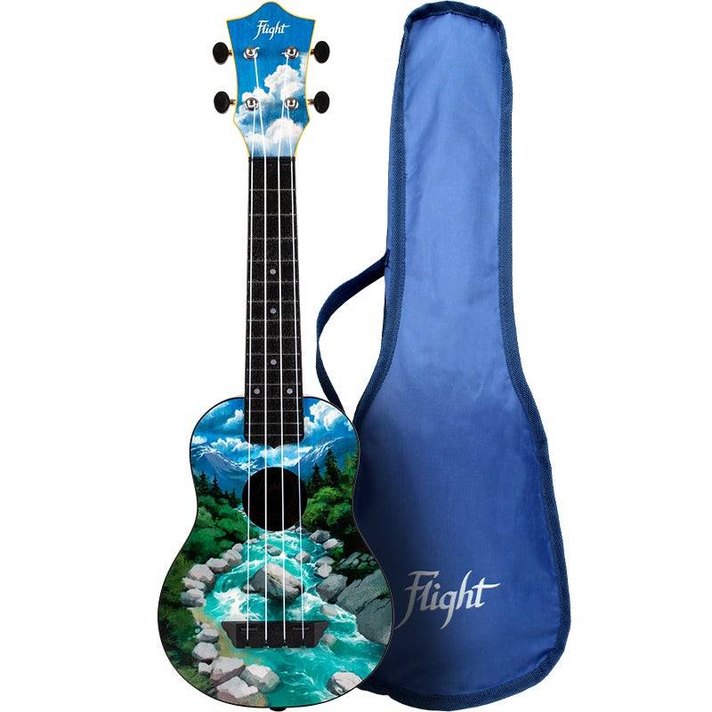 Flight Travel Series TUS30 Slovenia Soprano Ukulele with Gig Bag von Flight
