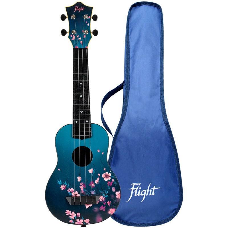 Flight Travel Series TUS32 Sakura Soprano Ukulele with Gig Bag von Flight