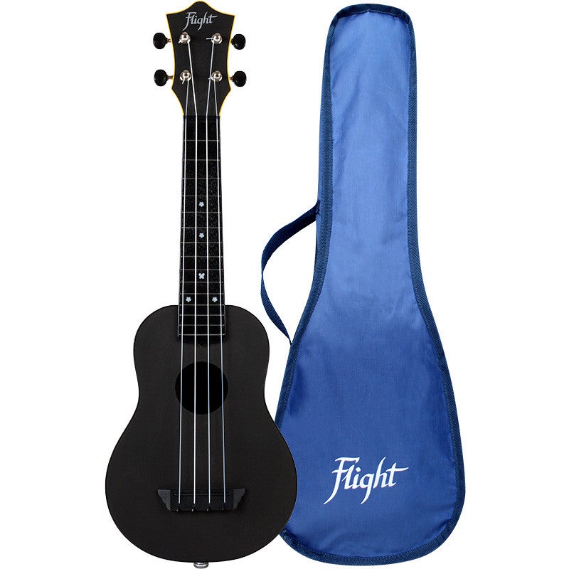 Flight Travel Series TUS35E Black Electro-Acoustic Soprano Ukulele with Gig Bag Flight Travel Series TUS35E Black Electro-Acoustic Soprano Ukulele with Gig Bag von Flight