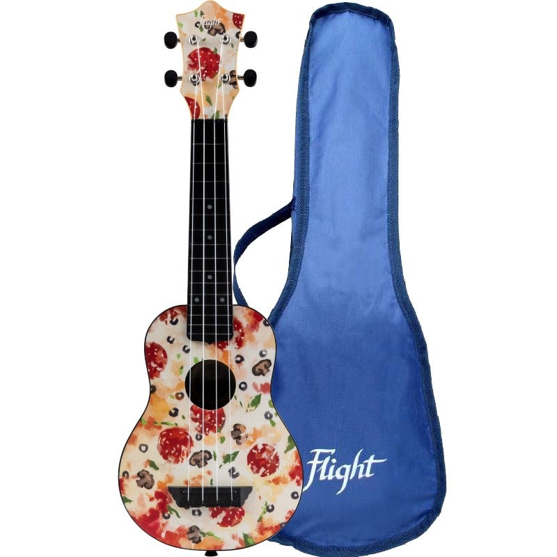 Flight Travel Series TUS40 Pizza Soprano Ukulele with Gig Bag Flight Travel Series TUS40 Pizza Soprano Ukulele with Gig Bag von Flight