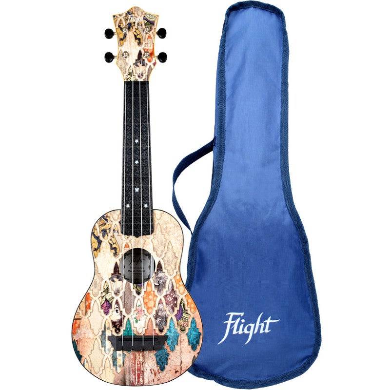 Flight Travel Series TUS40 Soprano Ukulele with Gig Bag von Flight