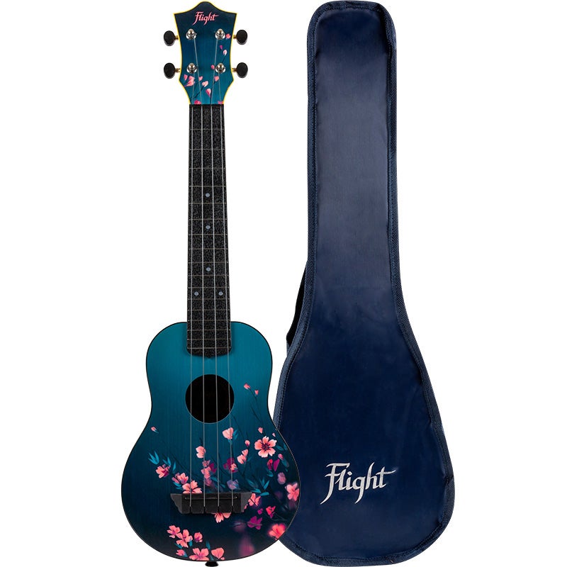 Flight Travel Series TUSL32 Sakura Soprano Ukulele with Concert Scale Neck + Gig Bag Flight Travel Series TUSL32 Sakura Soprano Ukulele with Concert Scale Neck + Gig Bag von Flight