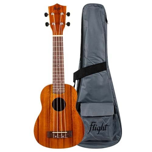 Flight Ukeleles NUS250 Sopran-Ukulele, Akazie, mehrfarbig, Einheitsgröße von Flight