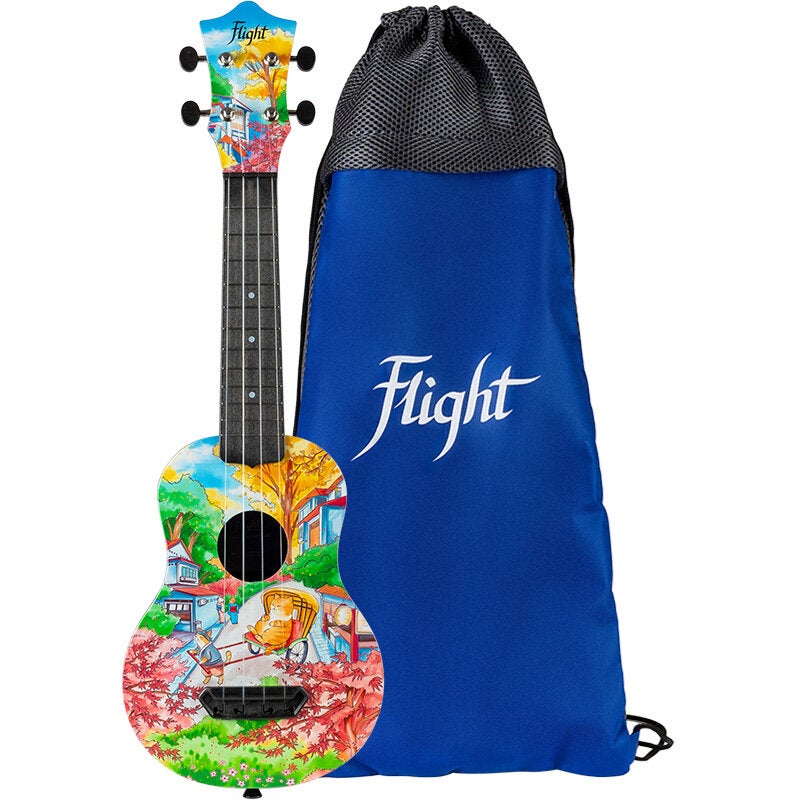Flight Ultra Travel Series UTS-42 Fat Cat Soprano Ukulele with Bag Flight Ultra Travel Series UTS-42 Fat Cat Soprano Ukulele with Bag von Flight