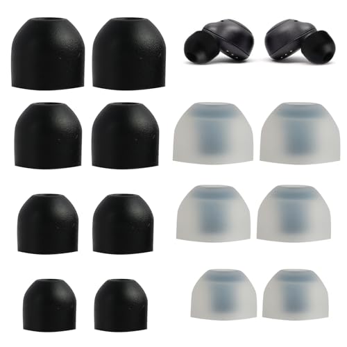 14x Silikon Ersatz-Ohrstöpsel Kompatibel mit Sony WF-1000XM3,WF-1000XM4,WF-1000XM5 - In-Ear Kopfhörer Polster in 4 Größen, Flexibel und Reißfest, Ideal für Optimalen Schwarz Transparent 14x Silikon Ersatz-Ohrstöpsel Kompatibel mit Sony WF-1000XM3,WF-1000XM4,WF-1000XM5 - In-Ear Kopfhörer Polster in 4 Größen, Flexibel und Reißfest, Ideal für Optimalen Schwarz Transparent von Fllyvly