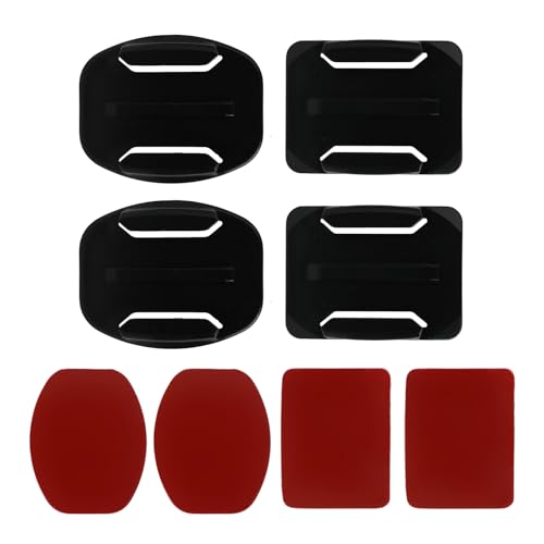 Klebehalterung Set für Helme, Flache und Gebogene Klebepads, 3M VHB 4991 Kleber, Wasserdicht, Kompatibel mit GoPro Hero 12/11/10/9/8/7/6/5/4/3 und Anderen Action-Kameras, Inklusive 4 Pads Klebehalterung Set für Helme, Flache und Gebogene Klebepads, 3M VHB 4991 Kleber, Wasserdicht, Kompatibel mit GoPro Hero 12/11/10/9/8/7/6/5/4/3 und Anderen Action-Kameras, Inklusive 4 Pads von Fllyvly