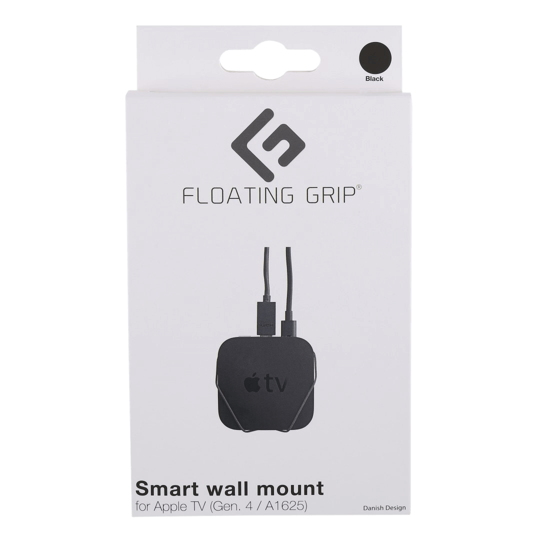 Floating Grip Apple TV Gen. 4 Wall Mount Black von Floating Grip