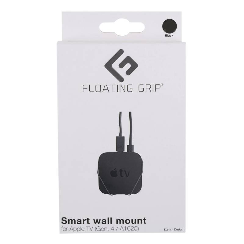 Floating Grip Apple TV Gen. 4 Wall Mount Black von Floating Grip
