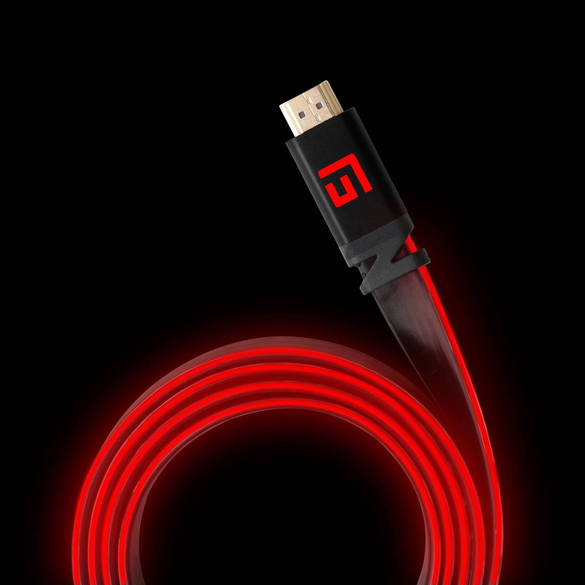 Floating Grip HDMI Kabel High Speed 8K/60Hz LED 1.5m rot Floating Grip HDMI Kabel High Speed 8K/60Hz LED 1.5m rot von FloatingGrip