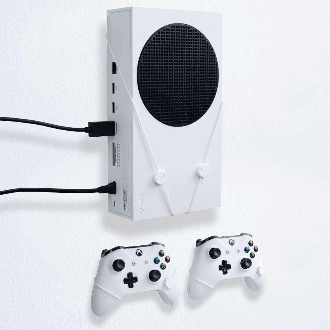 Floating Grip Wandhalterung XBOXSX 2xController weiß Floating Grip Wandhalterung XBOXSX 2xController weiß von FloatingGrip