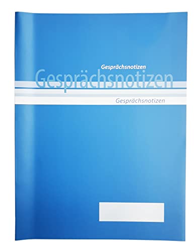 Gesprächsnotizen Protokollbuch (blau, A4) von Flöttmann - F & L Schulorganisation
